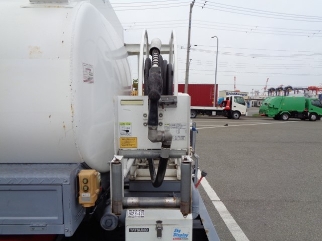 H26 いすゞエルフ 4KLタンクローリー(2室) Wホースリール