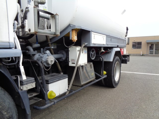 H26 いすゞエルフ 4KLタンクローリー(2室) Wホースリール