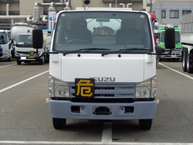 H26 いすゞエルフ 4KLタンクローリー(2室) Wホースリール