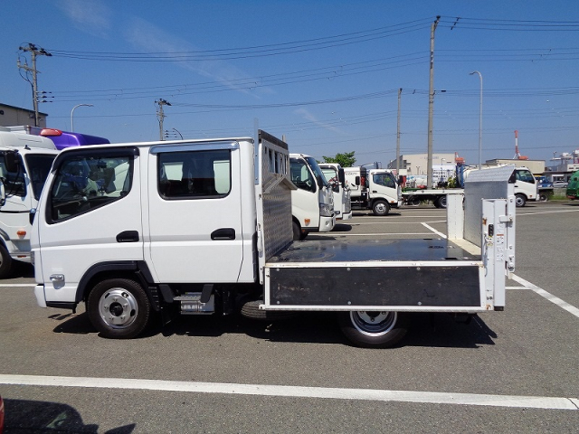 R4 三菱 キャンター 2t 平ボディ Wキャブ 垂直P/G付