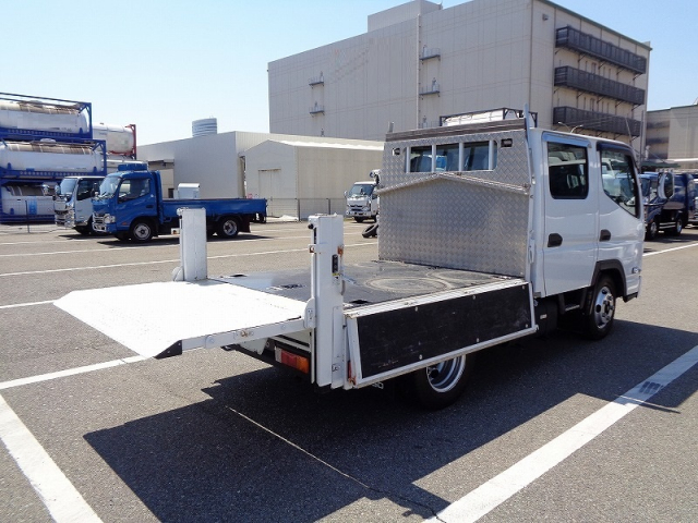 R4 三菱 キャンター 2t 平ボディ Wキャブ 垂直P/G付