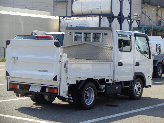 R4 三菱 キャンター 2t 平ボディ Wキャブ 垂直P/G付