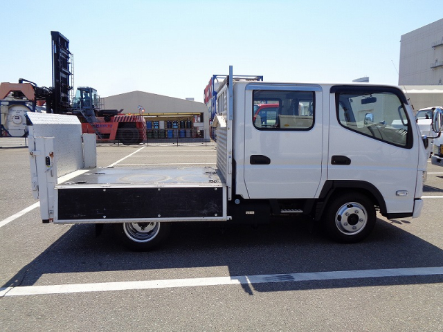 R4 三菱 キャンター 2t 平ボディ Wキャブ 垂直P/G付