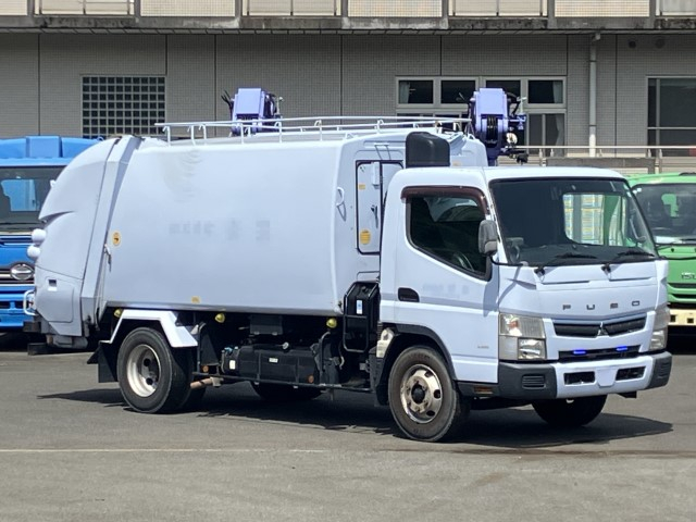 H29 三菱キャンター 3.5tプレス式塵芥車 高容積仕様 8.3立米