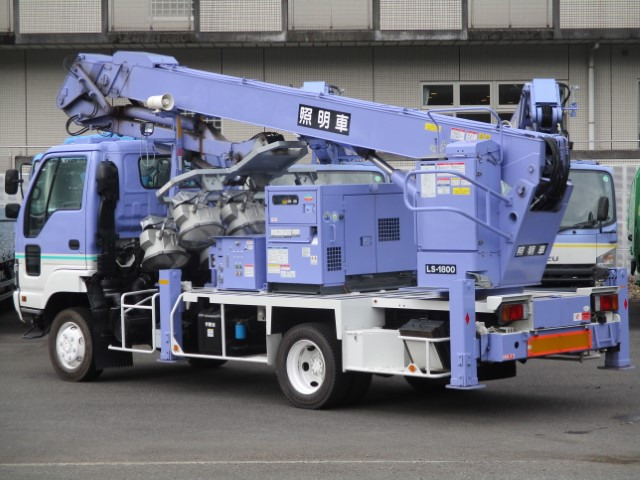 H18 いすゞエルフ タダノ ブーム式照明車