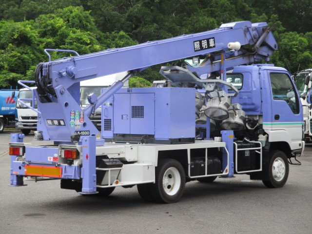 H18 いすゞエルフ タダノ ブーム式照明車