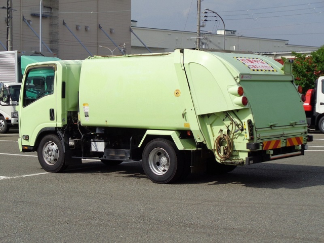 H27 いすゞ エルフ 3.5トン プレス式塵芥車5.9立米