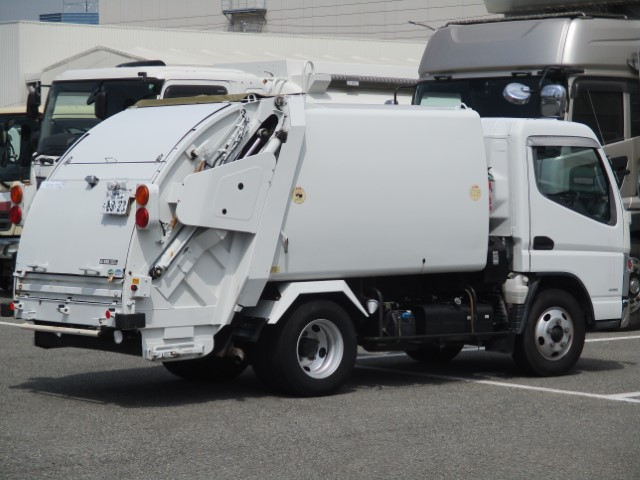 H26 三菱キャンター 2トンプレス式塵芥車 4.3立米