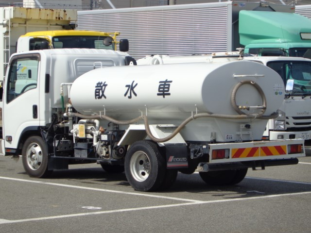 R1 いすゞエルフ 4KL散水車 独立エンジン式