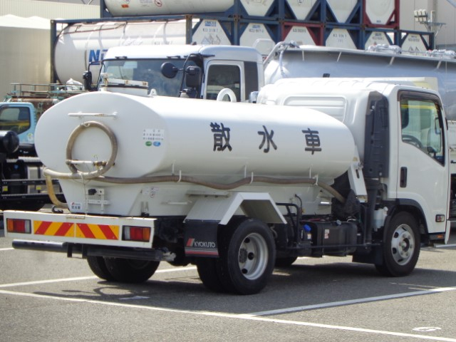 R1 いすゞエルフ 4KL散水車 独立エンジン式