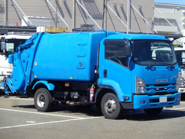 H29 いすゞフォワード 回転式塵芥車8.0立米 反転装置付き
