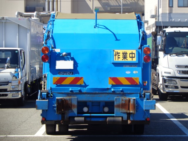 H29 いすゞフォワード 回転式塵芥車8.0立米 反転装置付き