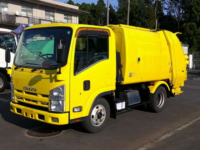 H23 いすゞ エルフ 2トンプレス式塵芥車4.2立米